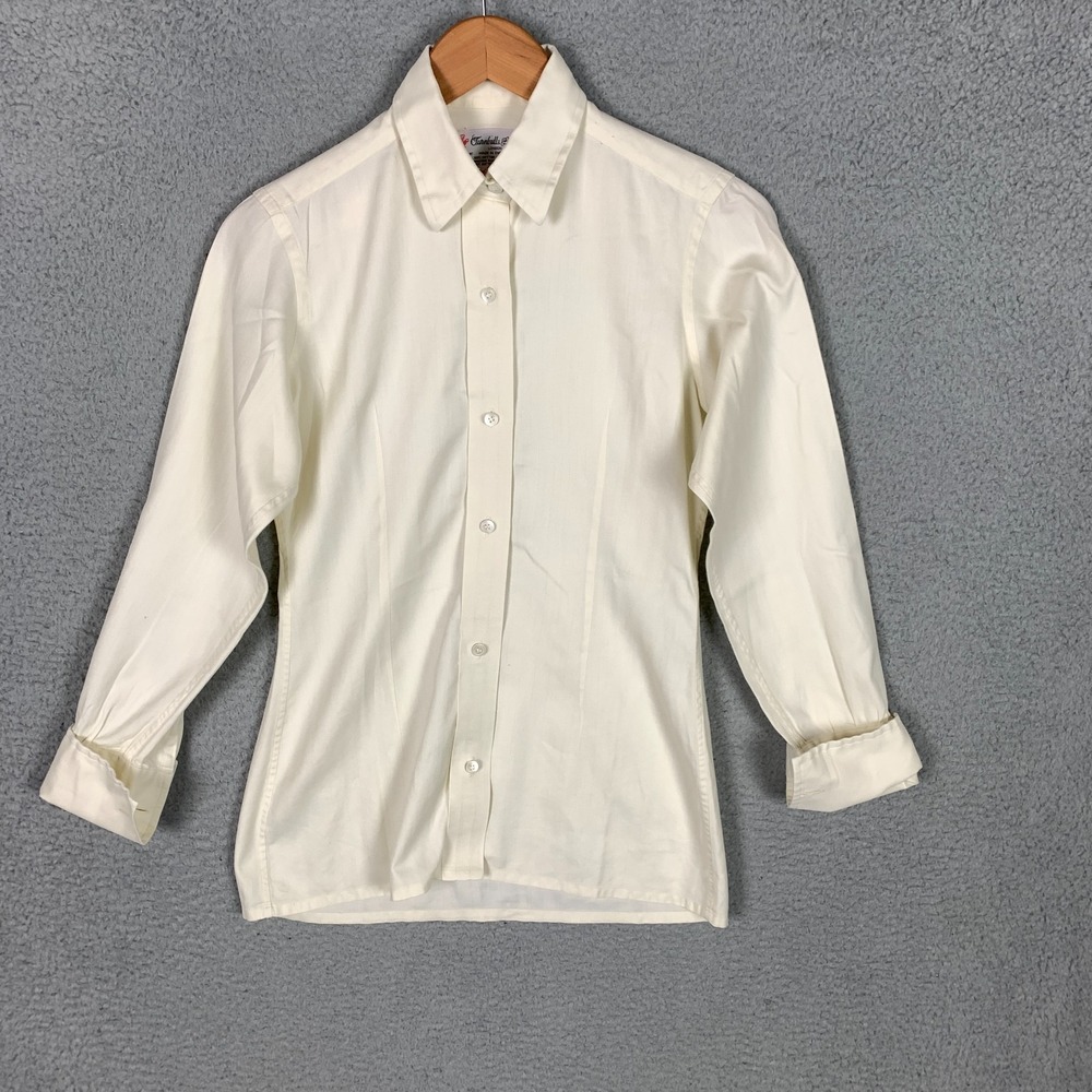 Turnbull & Asser Shirts Womens Custom/Small Long Sleeve‎ Cotton Linen